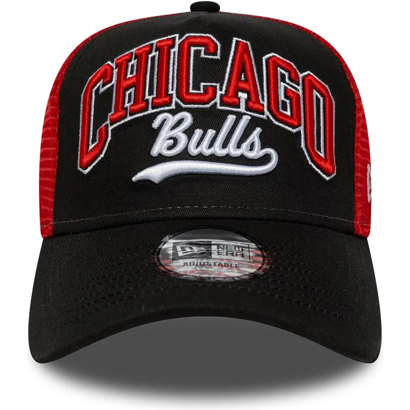 siltovka-zaoblena-cierna-snapback-e-frame-script-chicago-bulls-nba-new-era