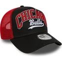 siltovka-zaoblena-cierna-snapback-e-frame-script-chicago-bulls-nba-new-era