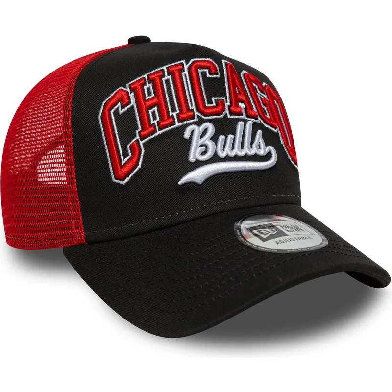 siltovka-zaoblena-cierna-snapback-e-frame-script-chicago-bulls-nba-new-era