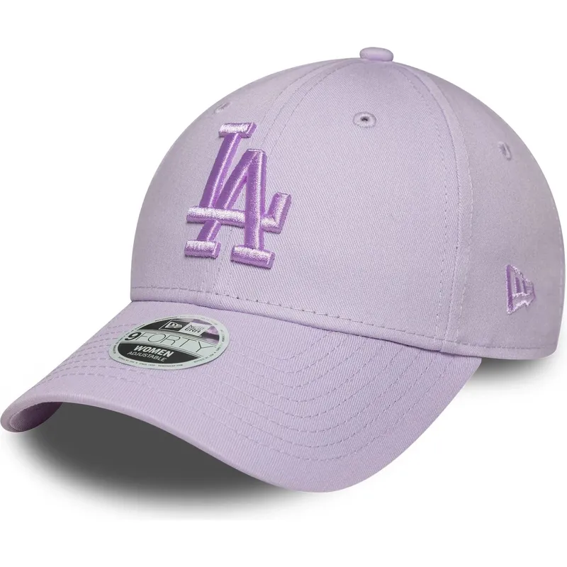siltovka-zaoblena-fialova-nastavitelny-9forty-league-essential-los-angeles-dodgers-mlb-new-era