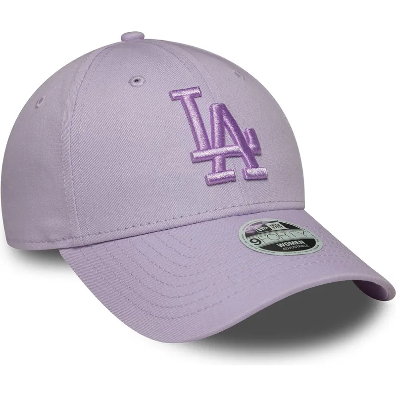 siltovka-zaoblena-fialova-nastavitelny-9forty-league-essential-los-angeles-dodgers-mlb-new-era