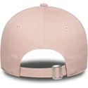 new-era-curved-brim-women-white-logo-9forty-league-essential-new-york-yankees-mlb-pink-adjustable-cap