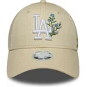 siltovka-zaoblena-bezova-nastavitelny-9forty-floral-icon-los-angeles-dodgers-mlb-new-era