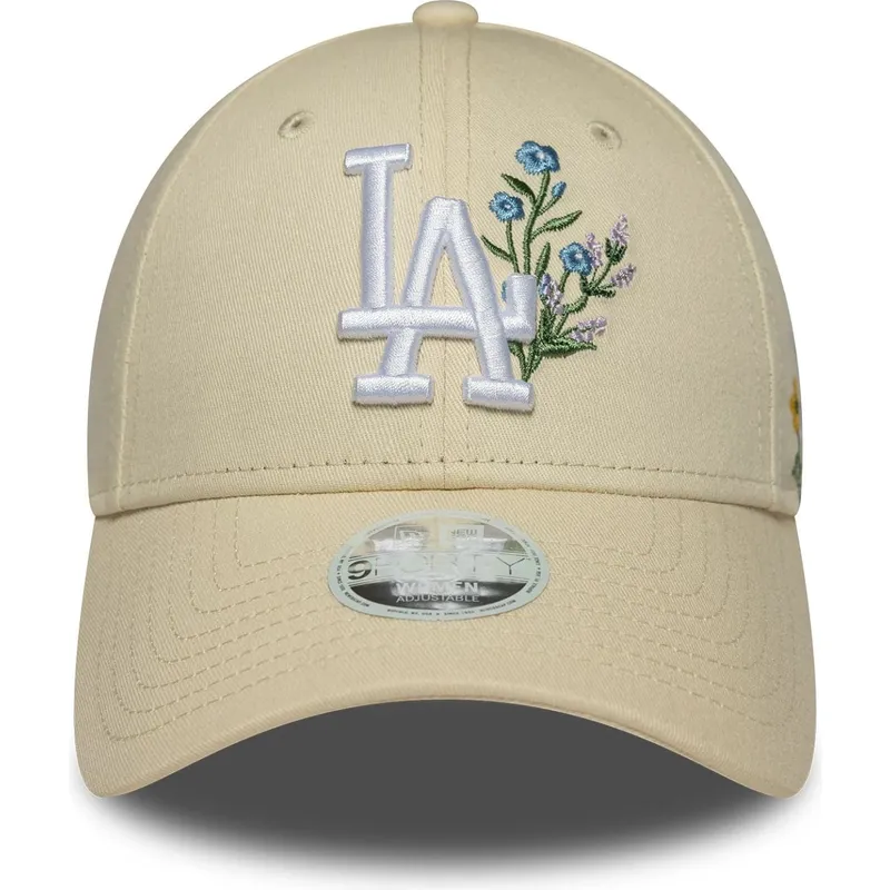 siltovka-zaoblena-bezova-nastavitelny-9forty-floral-icon-los-angeles-dodgers-mlb-new-era