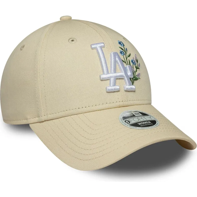 siltovka-zaoblena-bezova-nastavitelny-9forty-floral-icon-los-angeles-dodgers-mlb-new-era