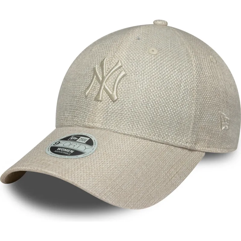 siltovka-zaoblena-bezova-nastavitelny-9forty-woven-new-york-yankees-mlb-new-era