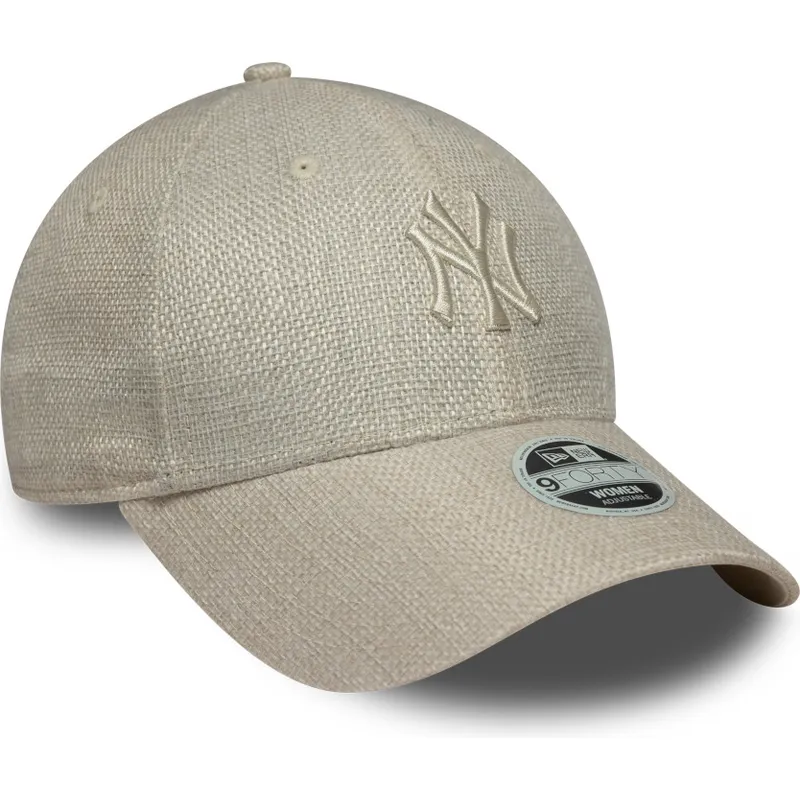 siltovka-zaoblena-bezova-nastavitelny-9forty-woven-new-york-yankees-mlb-new-era
