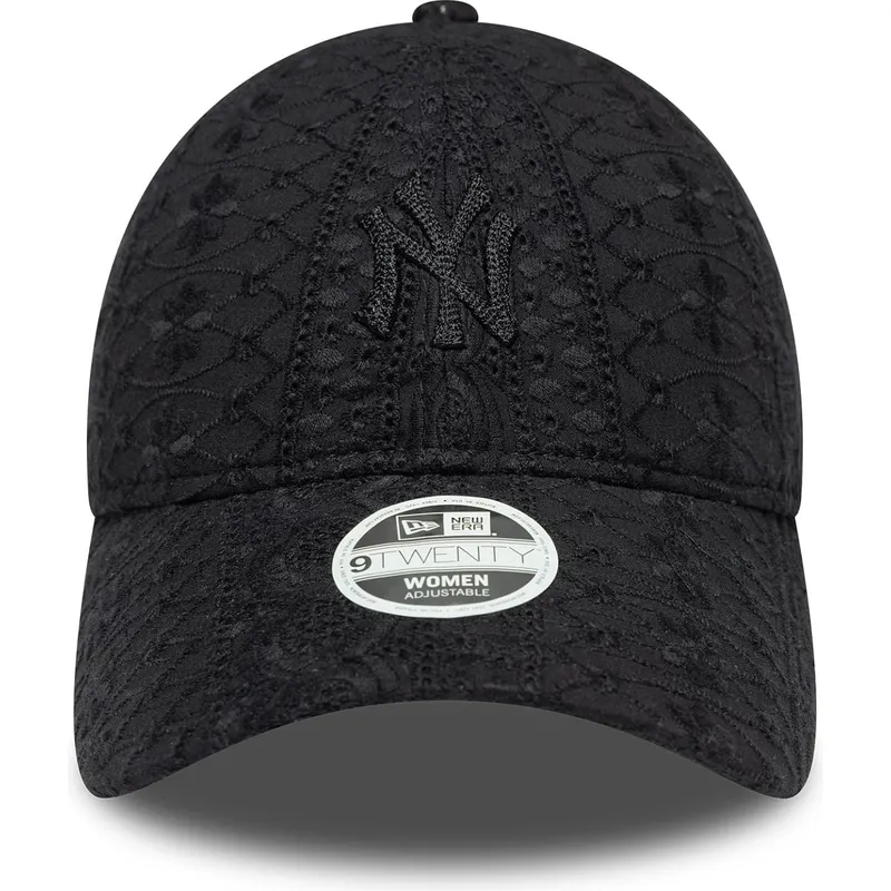 cap-zaoblena-black-adjustable-strap-9twenty-broderie-new-york-yankees-mlb-new-era