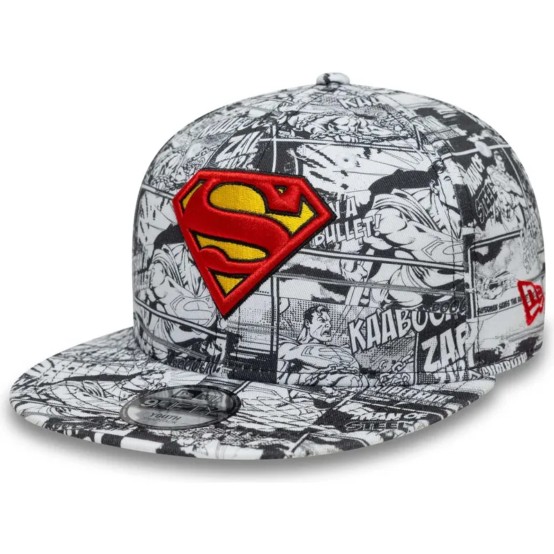 siltovka-rovna-cierna-snapback-pre-deti-9fifty-all-over-print-superman-dc-comics-new-era