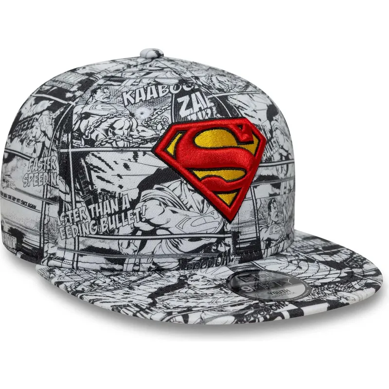 siltovka-rovna-cierna-snapback-pre-deti-9fifty-all-over-print-superman-dc-comics-new-era
