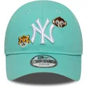 verstellbare-grune-kinderkappe-9forty-animal-icon-der-new-york-yankees-mlb-von-new-era