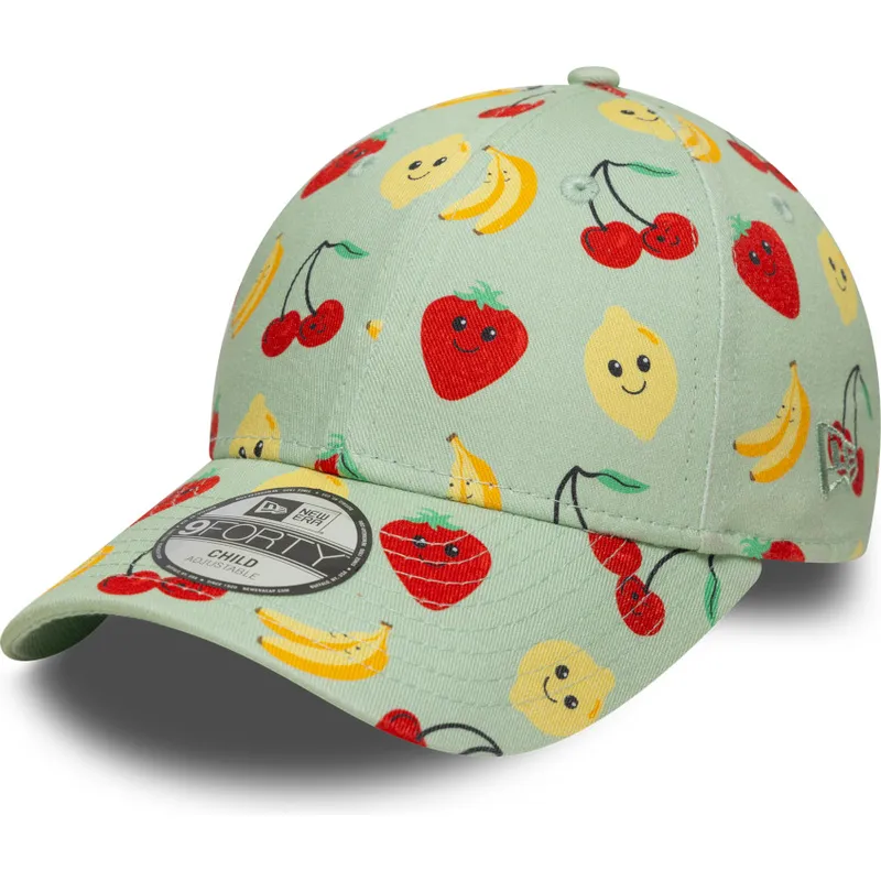 siltovka-zaoblena-zelena-nastavitelny-pre-deti-9forty-all-over-print-fruit-new-era