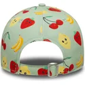 grune-verstellbare-kinder-cap-9forty-all-over-print-fruit-von-new-era