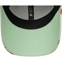 grune-verstellbare-kinder-cap-9forty-all-over-print-fruit-von-new-era