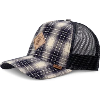 Blaue Trucker-Cap Check HFT Denim Wishy von Djinns