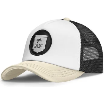 Beige Classic Trucker-Kappe von Oblack