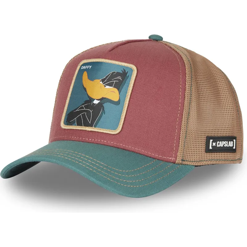 mehrfarbige-trucker-kappe-daffy-duck-daf3-ct-looney-tunes-von-capslab