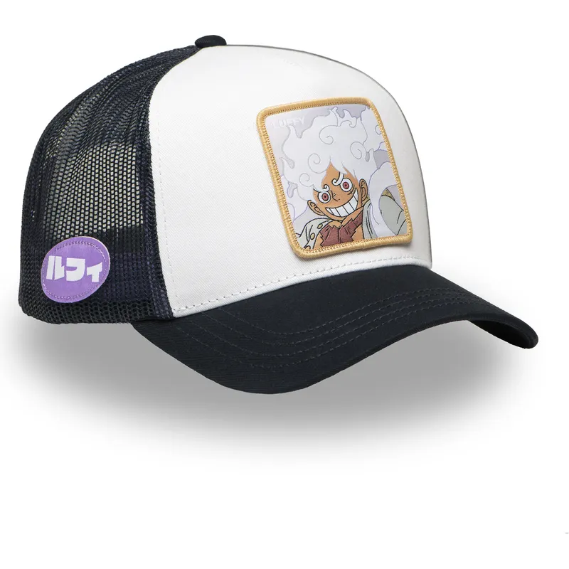 trucker-cap-weiss-und-schwarz-monkey-d-luffy-op5-gea-one-piece-von-capslab