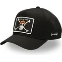 schwarze-trucker-kappe-straw-hat-pirates-op5-fla-one-piece-von-capslab