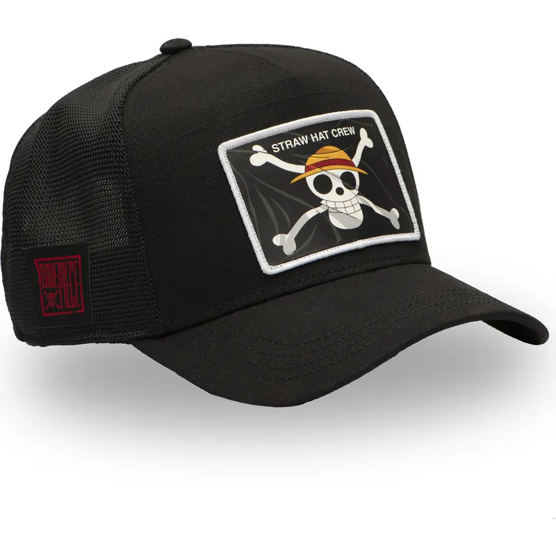 siltovka-zaoblena-cierna-snapback-op5-fla-slamkovy-klobuk-pirati-one-piece-capslab