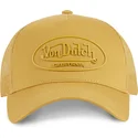 siltovka-zaoblena-zlta-snapback-log13-von-dutch
