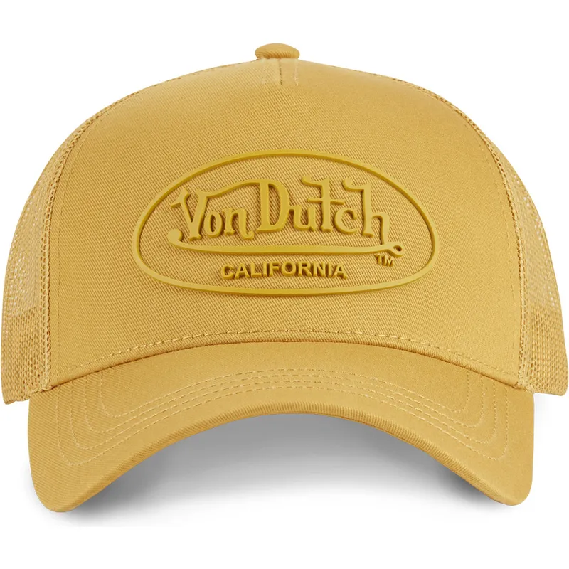 siltovka-zaoblena-zlta-snapback-log13-von-dutch