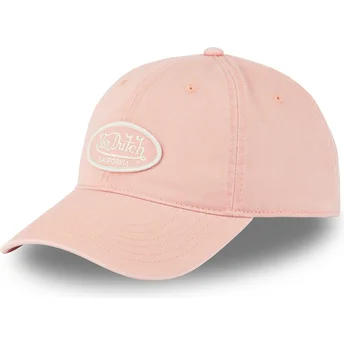 Gorra curva rosa claro ajustable LOG03 CD de Von Dutch