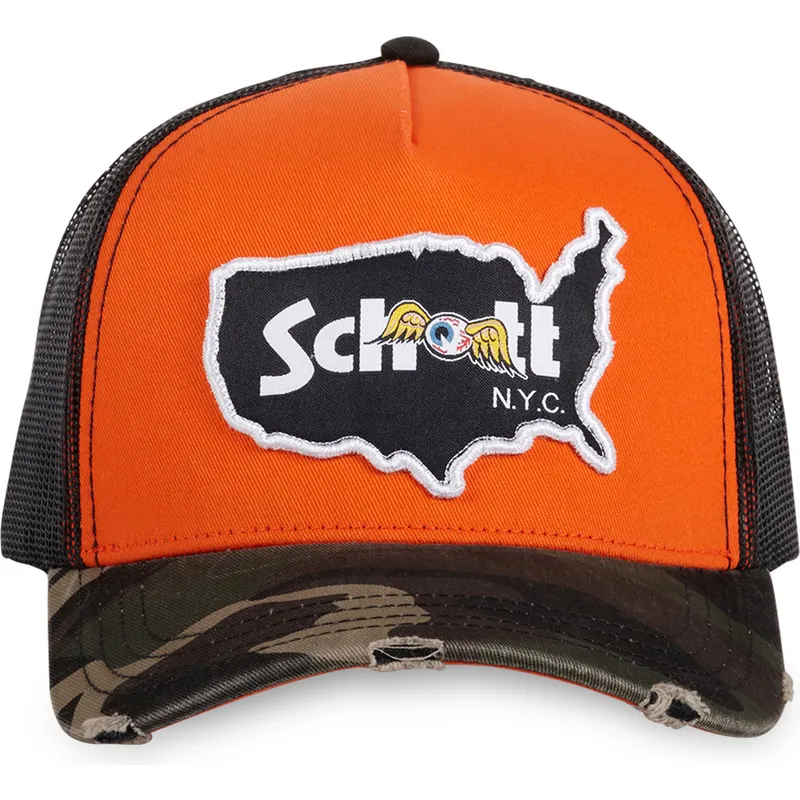 cap-zaoblena-orange-snapback-von-dutch