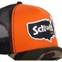 siltovka-zaoblena-oranzova-snapback-camoo-von-dutch