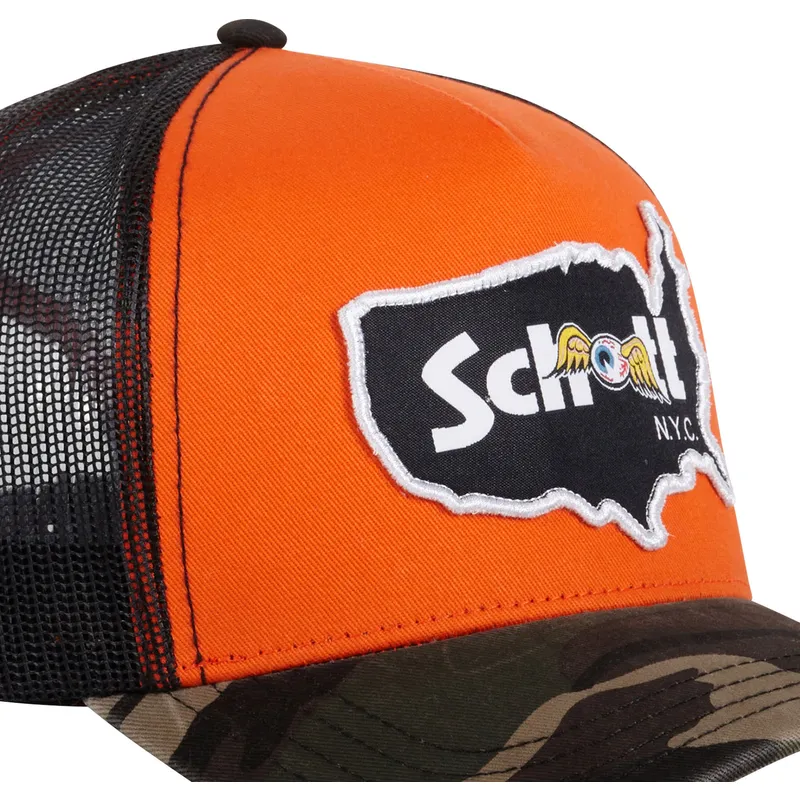 cap-zaoblena-orange-snapback-von-dutch