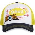 trucker-cap-weiss-gelb-und-schwarz-patch-von-von-dutch-x-schott-nyc