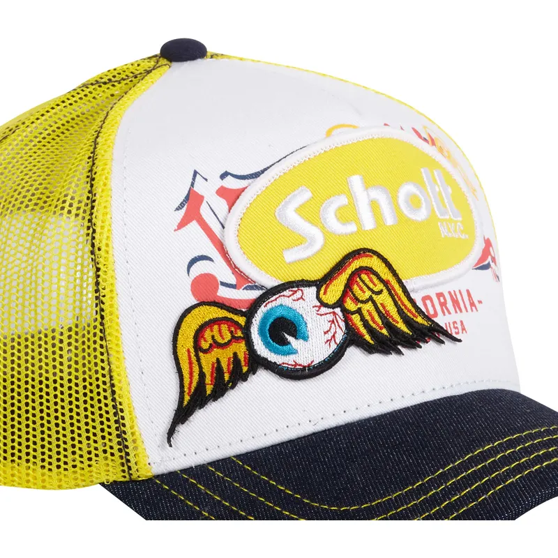 cap-zaoblena-yellow-snapback-von-dutch