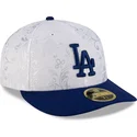 weisse-und-blaue-59fifty-day-low-profile-fitted-cap-der-los-angeles-dodgers-mlb-von-new-era