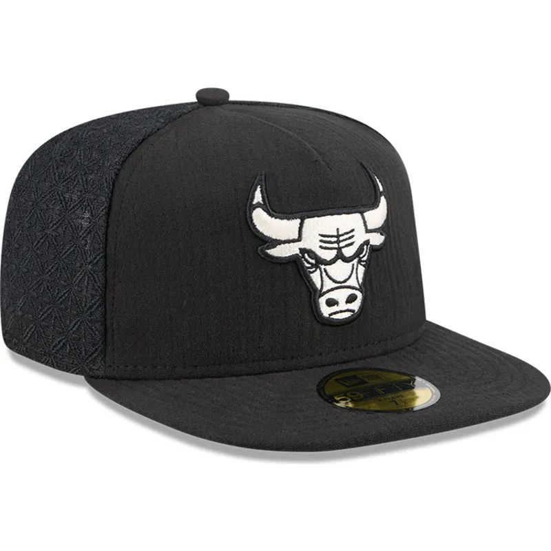 cap-rovna-black-ajustada-59fifty-day-a-frame-chicago-bulls-nba-new-era