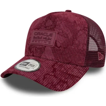Gorra Trucker Granat A Frame Cord von Red Bull Racing Formula 1 von New Era