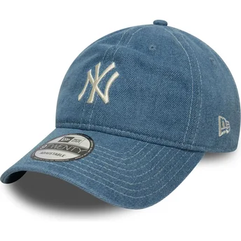 Gorra curva azul ajustable 9TWENTY Denim de New York...