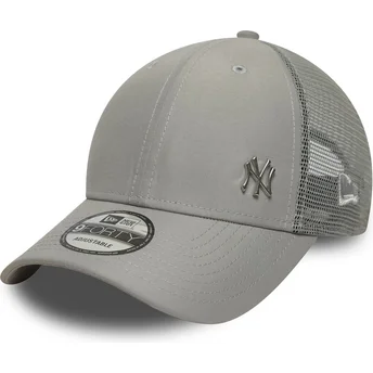 Cap zaoblená gray adjustable strap 9FORTY Flawless New York Yankees MLB New Era