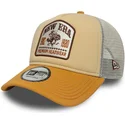 beige-trucker-cap-a-frame-graphic-patch-von-new-era