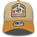beige-trucker-cap-a-frame-graphic-patch-von-new-era