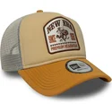 beige-trucker-cap-a-frame-graphic-patch-von-new-era
