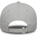 verstellbare-graue-9twenty-kappe-mit-gebogenem-schirm-und-mini-logo-der-los-angeles-dodgers-mlb-von-new-era
