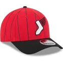 rote-und-schwarze-snapback-kappe-9forty-m-crown-city-connect-der-chicago-white-sox-mlb-von-new-era