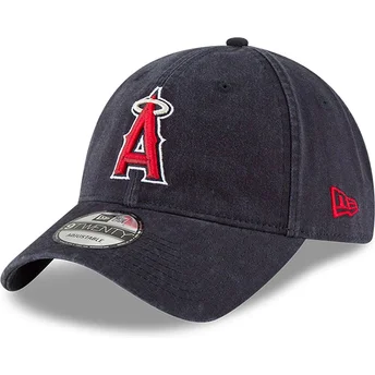 New Era Curved Brim 9TWENTY Core Classic Los Angeles Angels MLB Navy Blue Adjustable Cap
