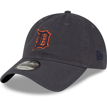 Šiltovky zaoblená sivá nastaviteľný pásik 9TWENTY Core Classic Detroit Tigers MLB New Era