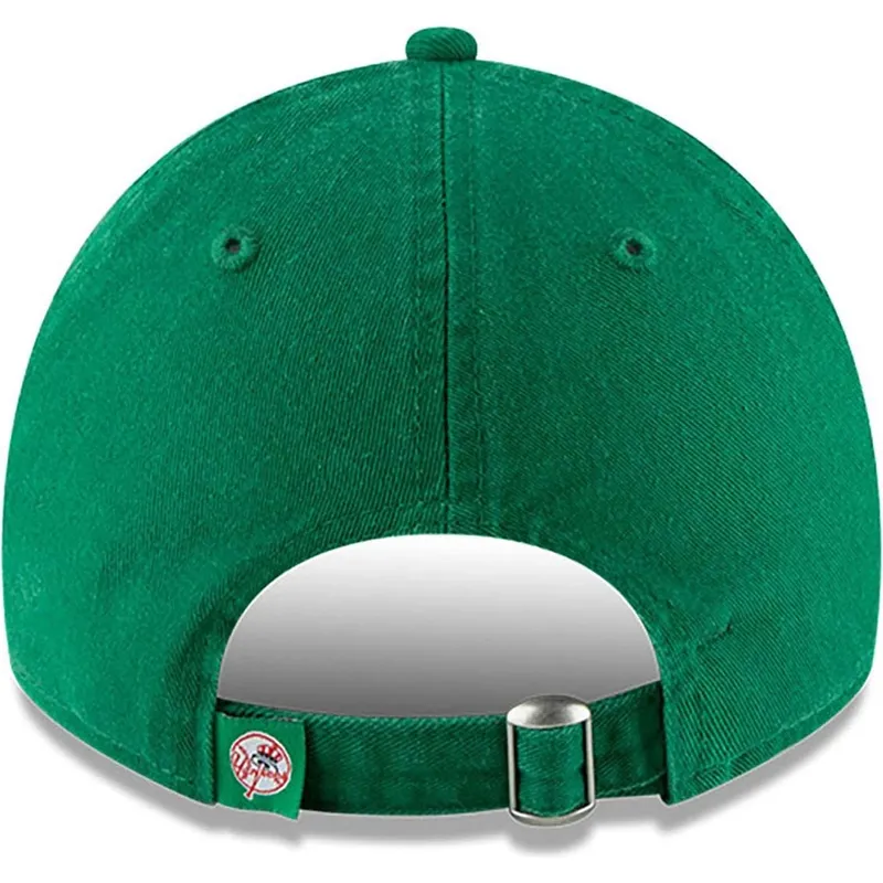 grune-verstellbare-gebogene-kappe-9twenty-core-classic-der-new-york-yankees-mlb-von-new-era