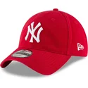 siltovka-zaoblena-cervena-nastavitelny-9twenty-core-classic-new-york-yankees-mlb-new-era
