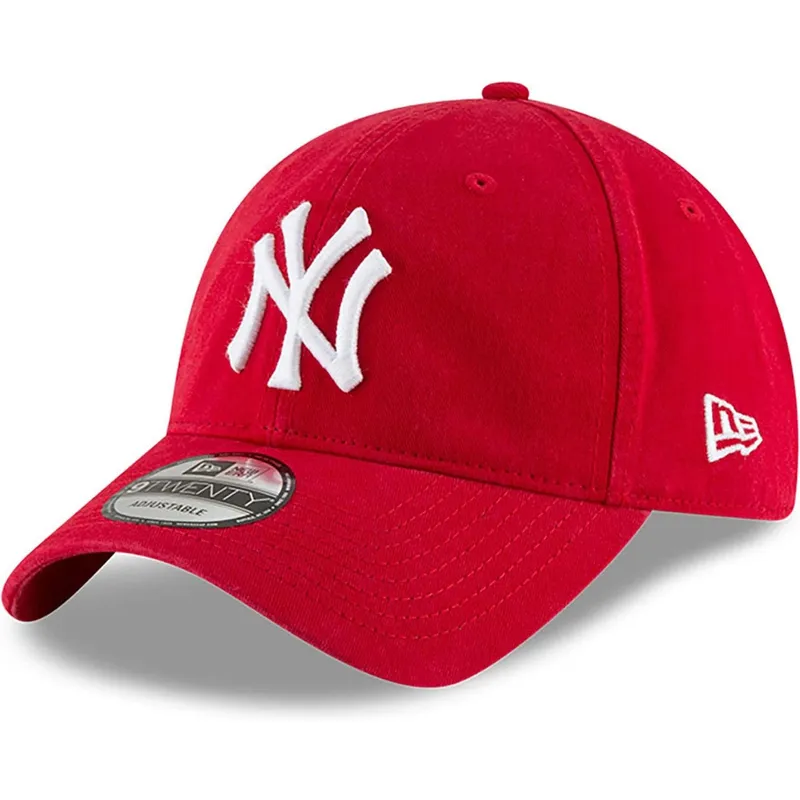 siltovka-zaoblena-cervena-nastavitelny-9twenty-core-classic-new-york-yankees-mlb-new-era