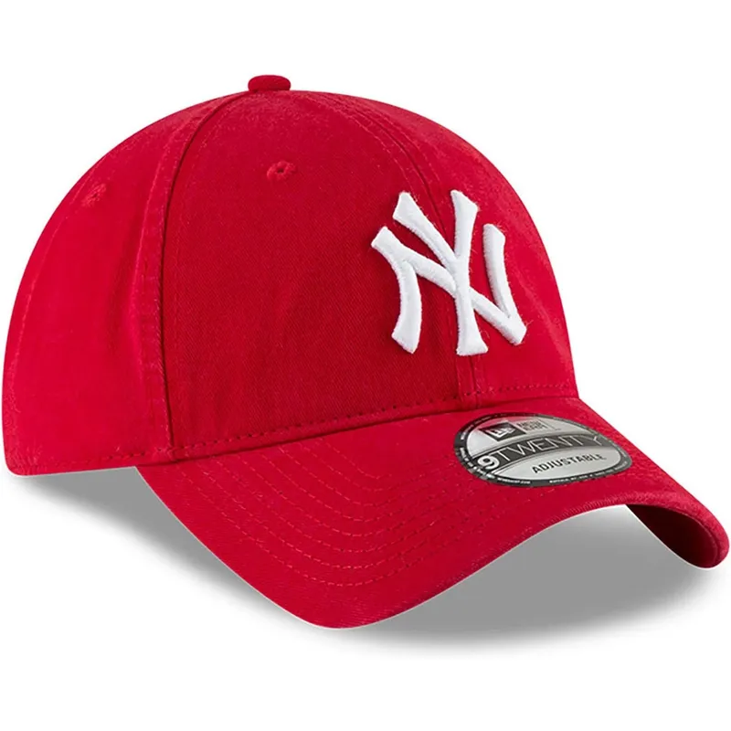 siltovka-zaoblena-cervena-nastavitelny-9twenty-core-classic-new-york-yankees-mlb-new-era