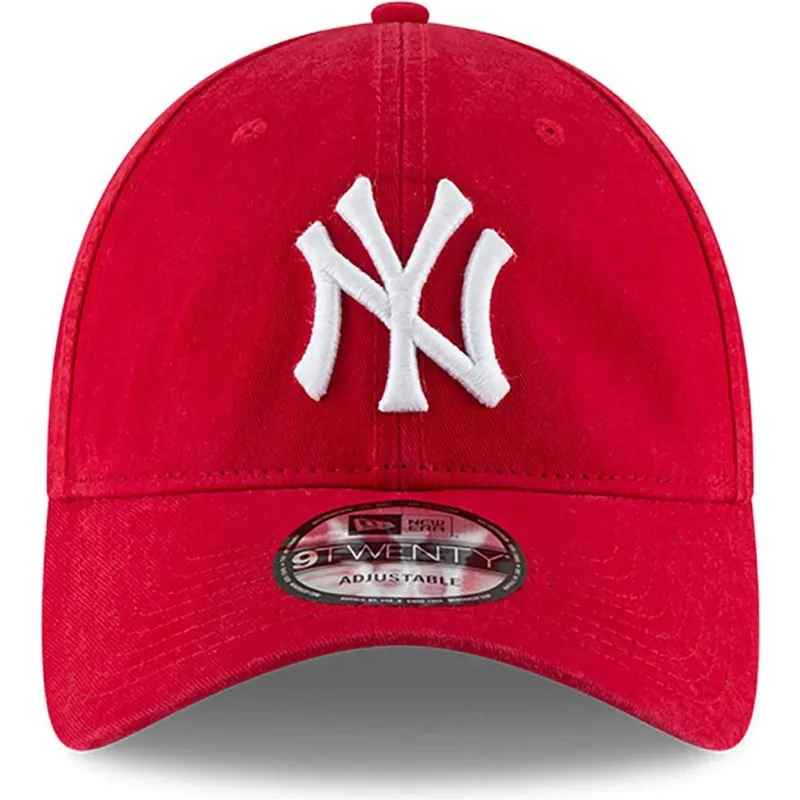 siltovka-zaoblena-cervena-nastavitelny-9twenty-core-classic-new-york-yankees-mlb-new-era
