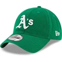 verstellbare-grune-9twenty-core-classic-kappe-der-oakland-athletics-mlb-von-new-era
